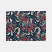 Naadloos kerstpatroon fleece deken (Voorkant (Horizontaal))