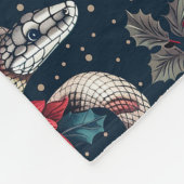 Naadloos kerstpatroon fleece deken (Hoek)