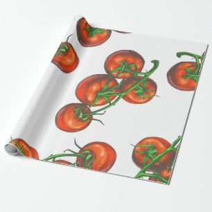 , naadloos kleurenpatroon met verse groenten cadeaupapier