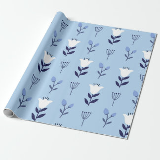 Naadloos kleurig bloempatroon met wilde bloemen cadeaupapier