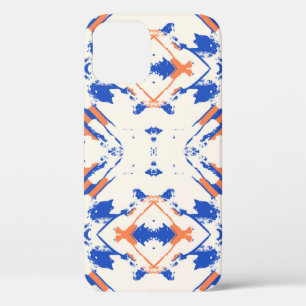 naadloos kleurig hipsterpatroon met geometrische iPhone 12 hoesje