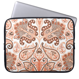  naadloos kleurig patroon in paislestijl laptop sleeve