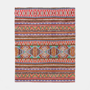 Naadloos kleurloos abstracte patroon fleece deken