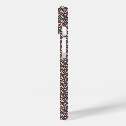 Naadloos kleurloos patroon Case-Mate iPhone case (Achterkant / Links)