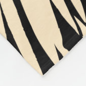 Naadloos leder van de palm in fleece deken (Hoek)