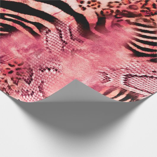 Naadloos luipspatroon, abstracte zebra. cadeaupapier (Hoek)