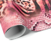 Naadloos luipspatroon, abstracte zebra. cadeaupapier (Rol Hoek)