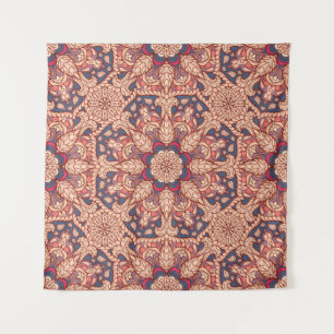 Naadloos mandala-patroon.  decoratief thema wandkleed