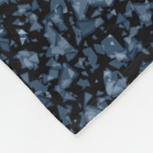 Naadloos marmer graniet abstract modern patroon t fleece deken (Hoek)