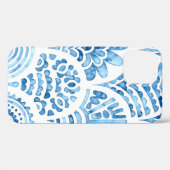 Naadloos marokkaans patroon.  tegel. Blauw Case-Mate iPhone Case (Achterkant (horizontaal))