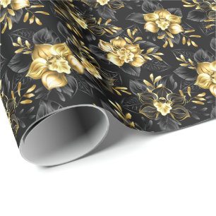 Naadloos met sieraden orchideeën cadeaupapier