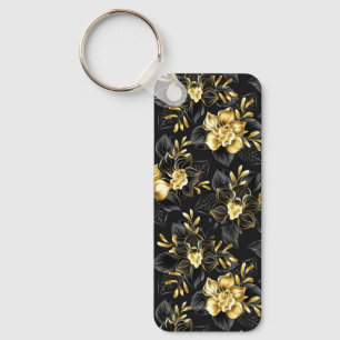 Naadloos met sieraden orchideeën sleutelhanger