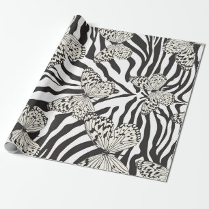 Naadloos multicolor vlinderpatroon. B Cadeaupapier