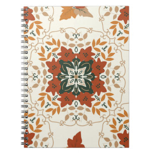 Naadloos natuurlijk abstract geometrisch patroon m notitieboek