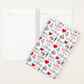 Naadloos nautisch patroon planner (Display)