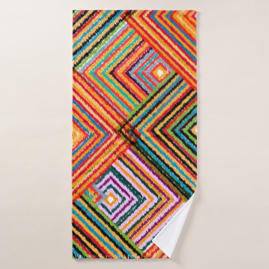 Naadloos ontwerp patchwork. Creative backgr Badhanddoek (Badhanddoek)