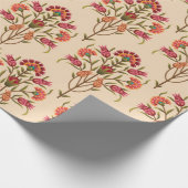 naadloos ontwerp van een muggenbloem cadeaupapier (Hoek)