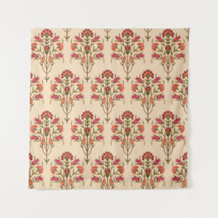 naadloos ontwerp van een muggenbloem wandkleed