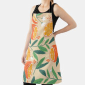 Naadloos oranje patroon, abstracte kunst. schort (Insitu)