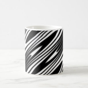 naadloos organisch patroonontwerp magische mok