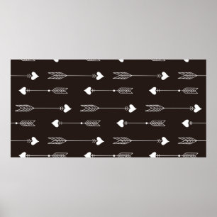  naadloos patroon. Abstracte achtergrond met Poster