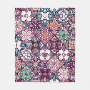 Naadloos patroon. decoratieve elementen. Han Fleece Deken