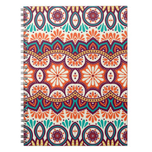 Naadloos patroon.  decoratieve elementen. Han Notitieboek