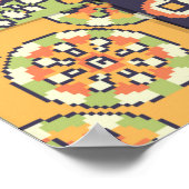 Naadloos patroon.  decoratieve elementen. Han Poster (Hoek)