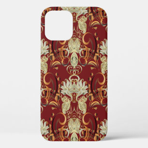  naadloos patroon. Floral  behang. iPhone 12 Hoesje