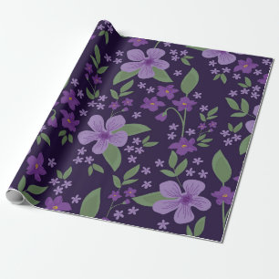Naadloos patroon. Geweldig lila en purp Cadeaupapier