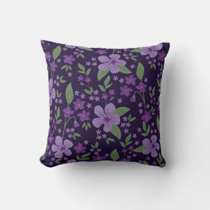Naadloos patroon. Geweldig lila en purp Kussen