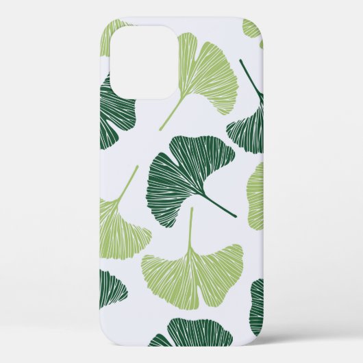 Naadloos patroon Groene ginkgo biloba  Case-Mate iPhone Case (Achterkant)
