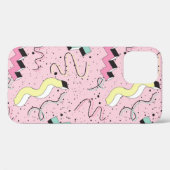 Naadloos patroon in heldere abstracte retro-stijl Case-Mate iPhone case (Achterkant (horizontaal))