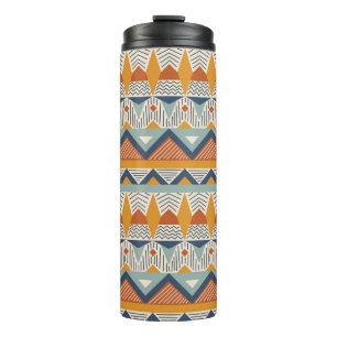 Naadloos patroon in navajo-stijl thermosbeker