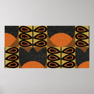 naadloos patroon in scandinavische ontwerpstijl .  poster