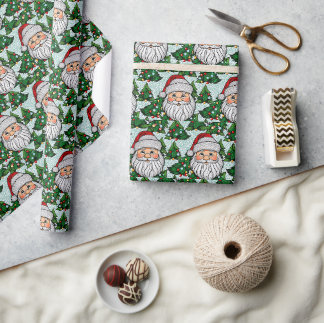 Naadloos patroon Kerstdag Cadeaupapier