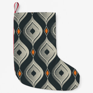 naadloos patroon kleine kerstsok
