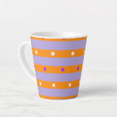Naadloos patroon latte mok (Linkerhoek)