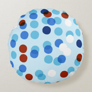 Naadloos patroon met abstracte doedelversiering, d rond kussen