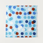 Naadloos patroon met abstracte doodle-versiering, wandkleed (Voorkant (horizontaal))