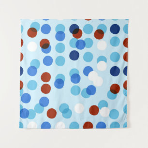 Naadloos patroon met abstracte krabbel ornament, d wandkleed