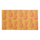 Naadloos patroon met anananassen kussensloop (Achterkant-Links)