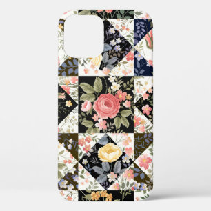 naadloos patroon met bloemen iPhone 12 hoesje