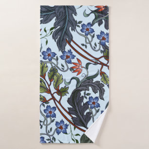 Naadloos patroon met bloemen in de kunstdecostijl. badhanddoek
