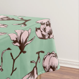 Naadloos patroon met de bloemknoppen van de lenteb tafelkleed