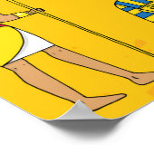 Naadloos patroon met egypte-elementen zoals een poster (Hoek)