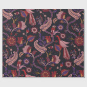 Naadloos patroon met fantasiebloemen, natuurlijke cadeaupapier (Vlak)