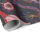 Naadloos patroon met fantasiebloemen, natuurlijke cadeaupapier (Rol Hoek)