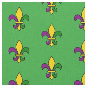 Naadloos patroon met fleur-de-lis stof