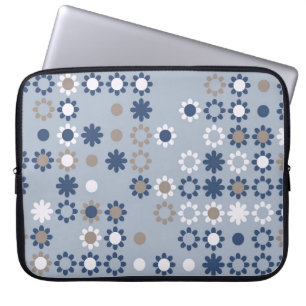 Naadloos patroon met gekleurde elementen, a laptop sleeve